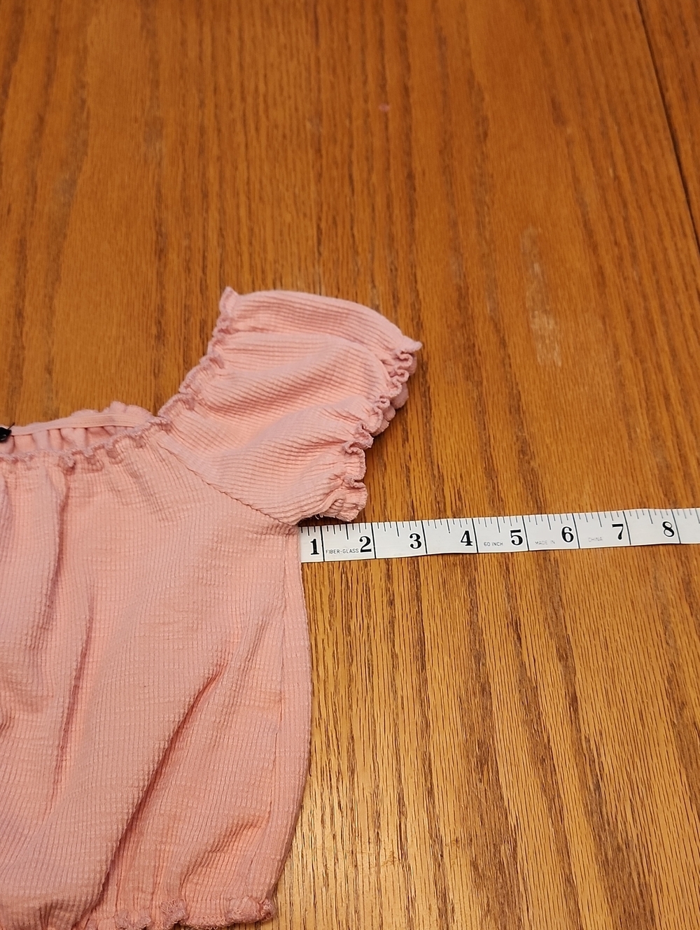 Forever 21 Smocked Off-Shoulder Crop Top - Picture 10 of 16